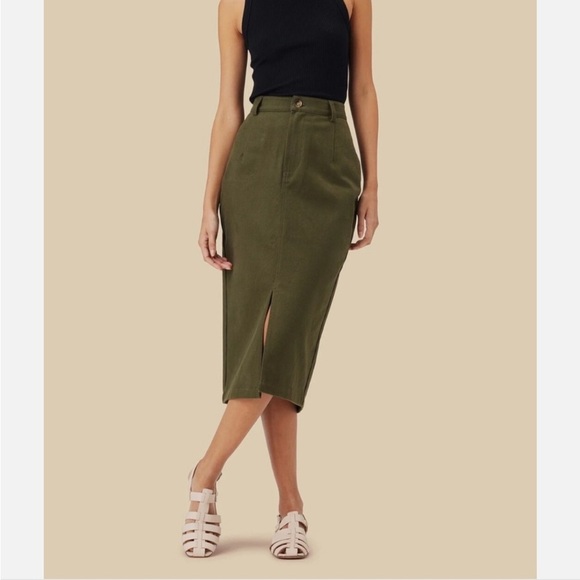 Amour Vert Dresses & Skirts - NWT Amour Vert Lina skirt in calla green